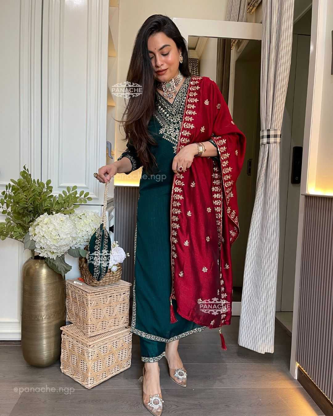 Ynf Vichitra Silk RIN222 LP-1072 Suits & Dresses Wedding Collections Festive Collections Wholesale Designer dresses Silk Dresses Wedding Outfits Manufacturer