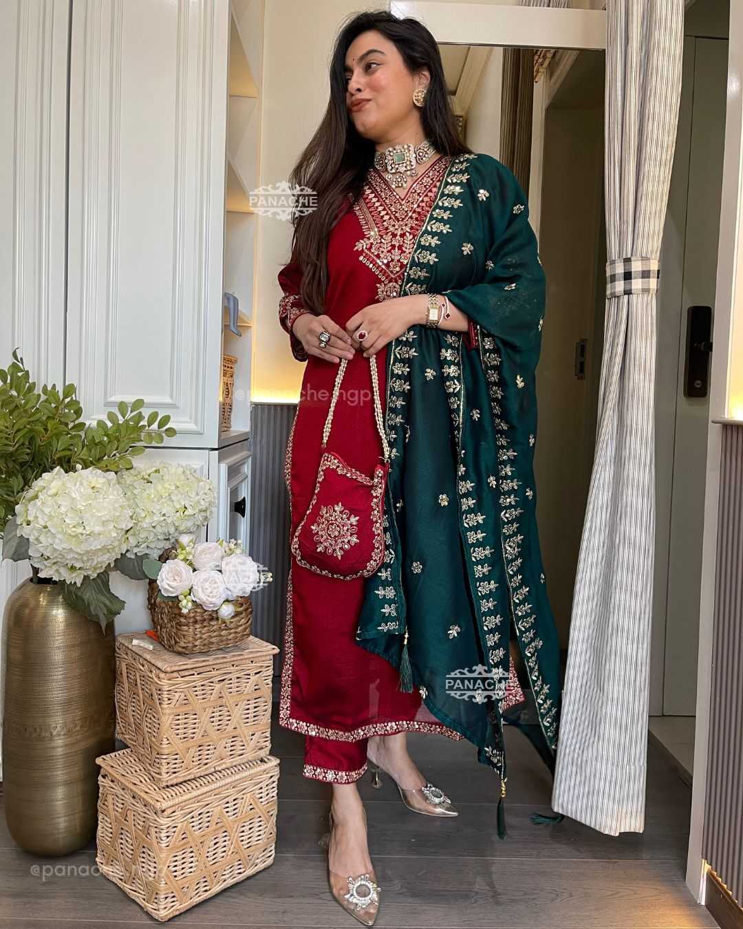 Ynf Vichitra Silk RIN222 LP-1072 Suits & Dresses Wedding Collections Festive Collections Wholesale Designer dresses Silk Dresses Wedding Outfits Manufacturer