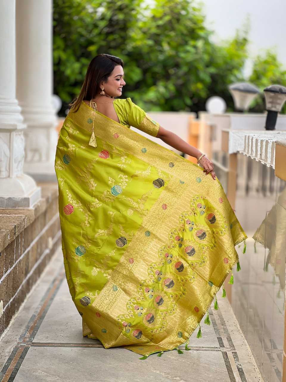 Ynf Banana Silk RIN197 2971 Sarees Wholesale Designer Sarees Bridal Sarees Silk Sarees Manufacturer