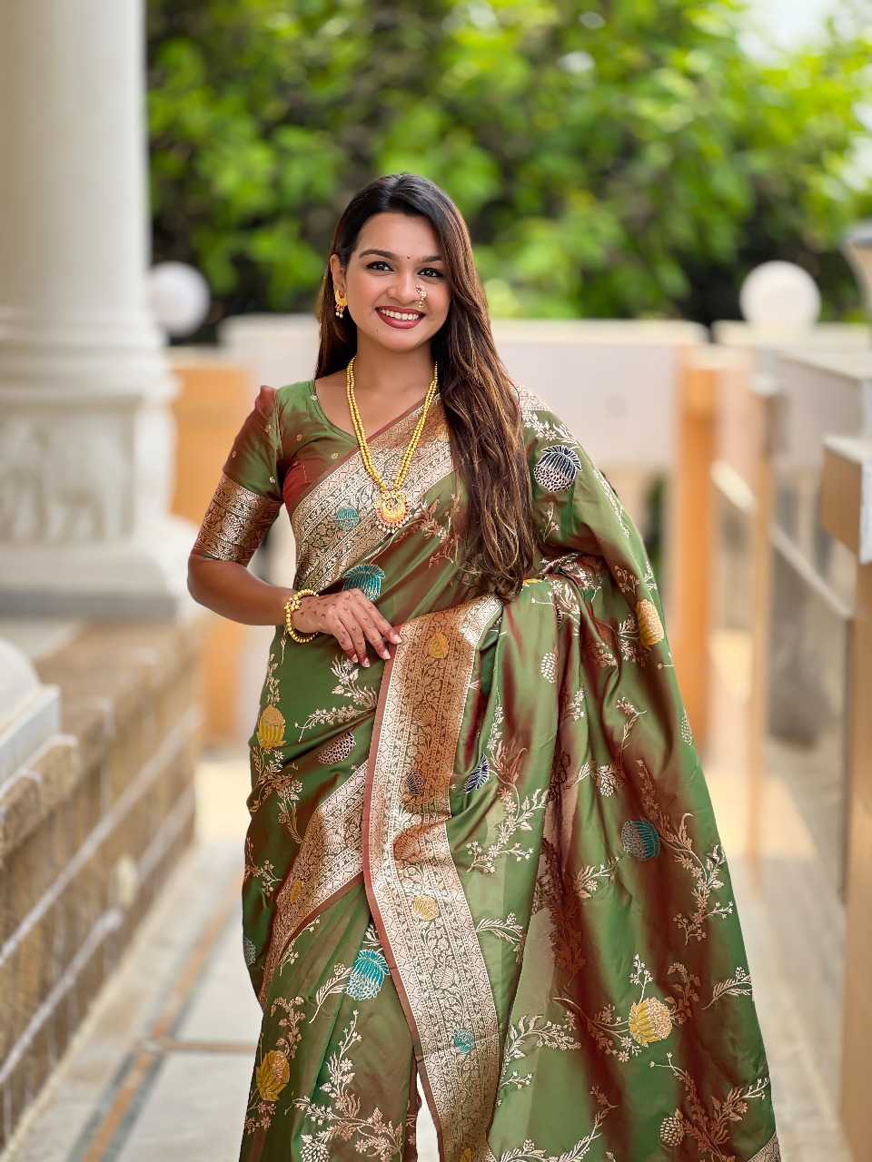 Ynf Banana Silk RIN197 2971 Sarees Wholesale Designer Sarees Bridal Sarees Silk Sarees Manufacturer