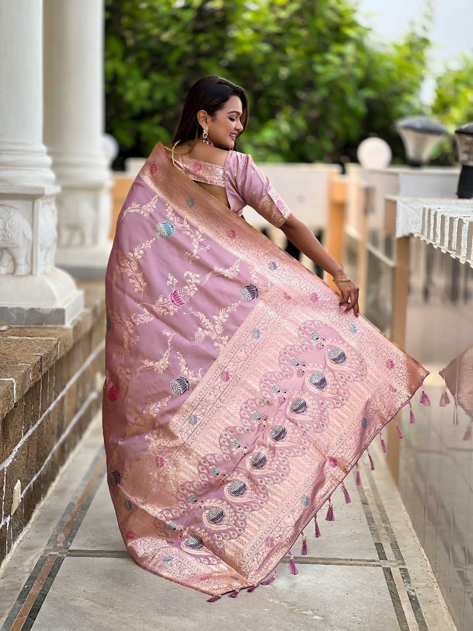 Ynf Banana Silk RIN197 2971 Sarees Wholesale Designer Sarees Bridal Sarees Silk Sarees Manufacturer
