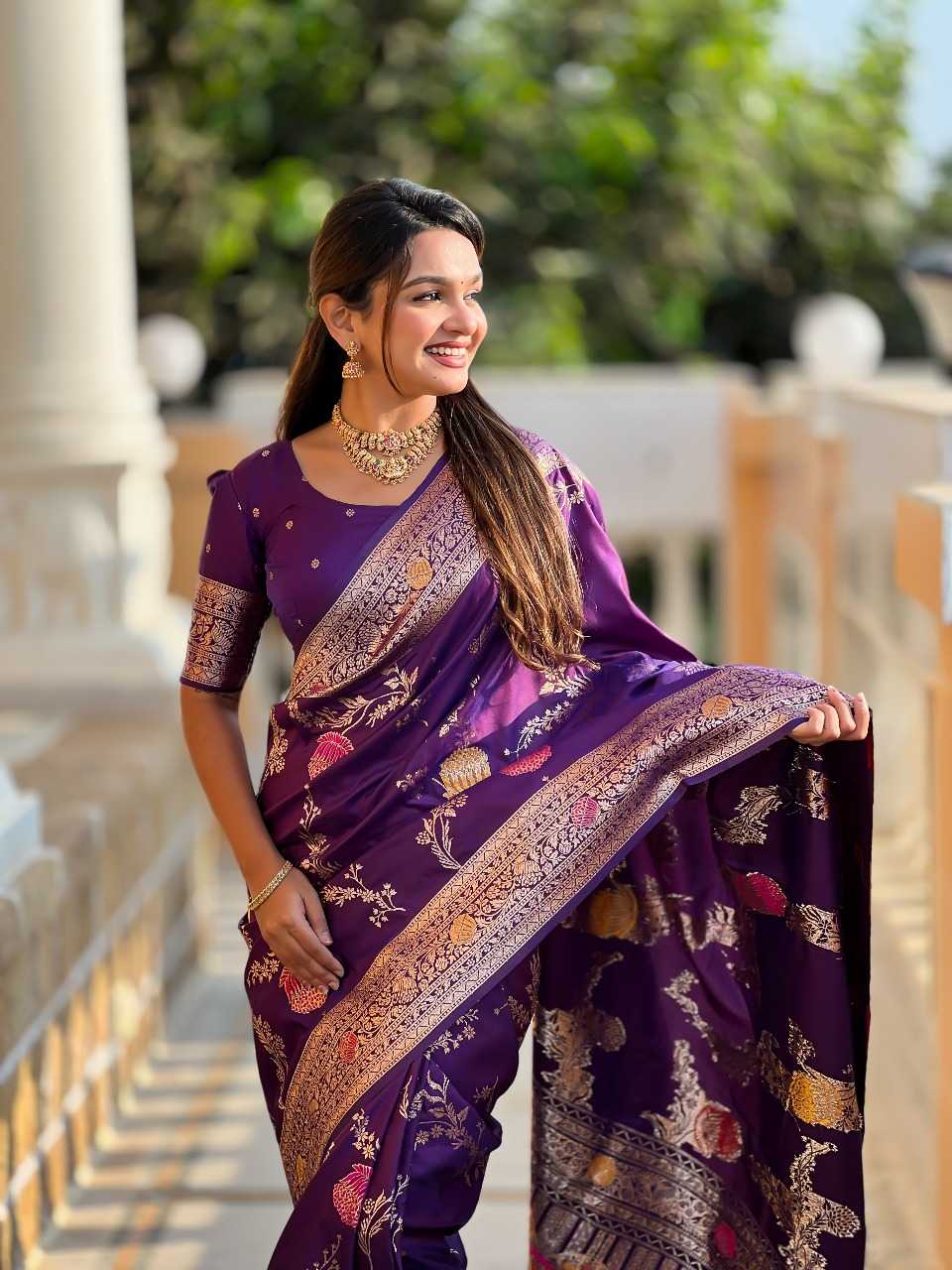 Ynf Banana Silk RIN197 2971 Sarees Wholesale Designer Sarees Bridal Sarees Silk Sarees Manufacturer