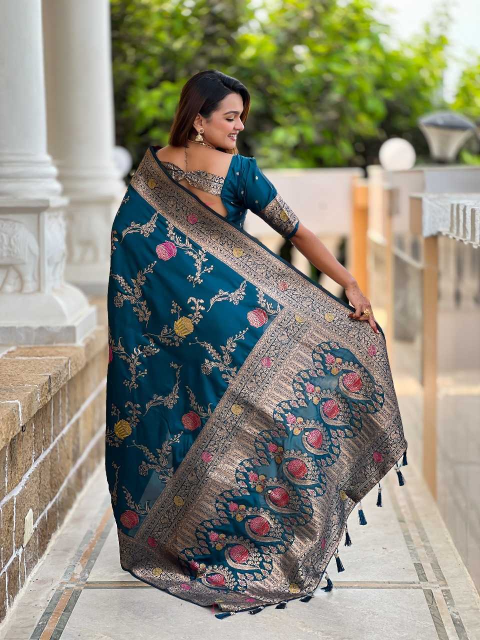 Ynf Banana Silk RIN197 2971 Sarees Wholesale Designer Sarees Bridal Sarees Silk Sarees Manufacturer