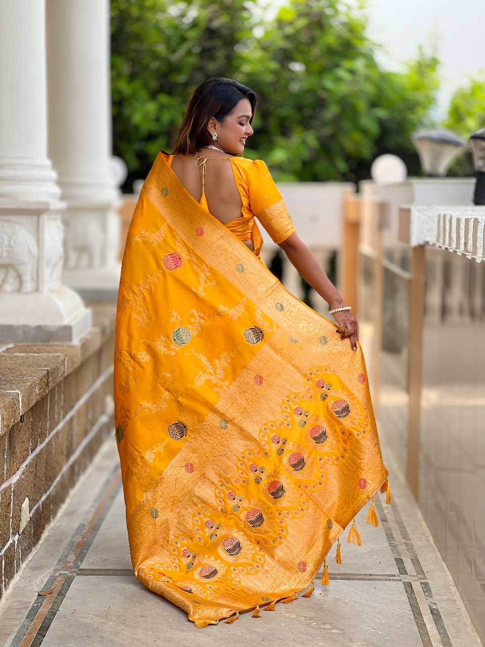 Ynf Banana Silk RIN197 2971 Sarees Wholesale Designer Sarees Bridal Sarees Silk Sarees Manufacturer