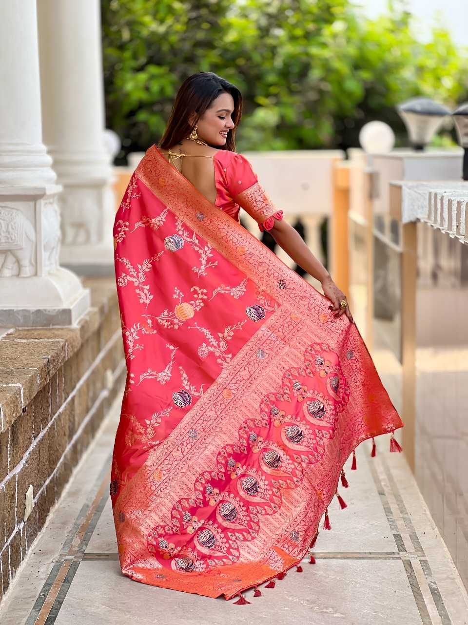 Ynf Banana Silk RIN197 2971 Sarees Wholesale Designer Sarees Bridal Sarees Silk Sarees Manufacturer