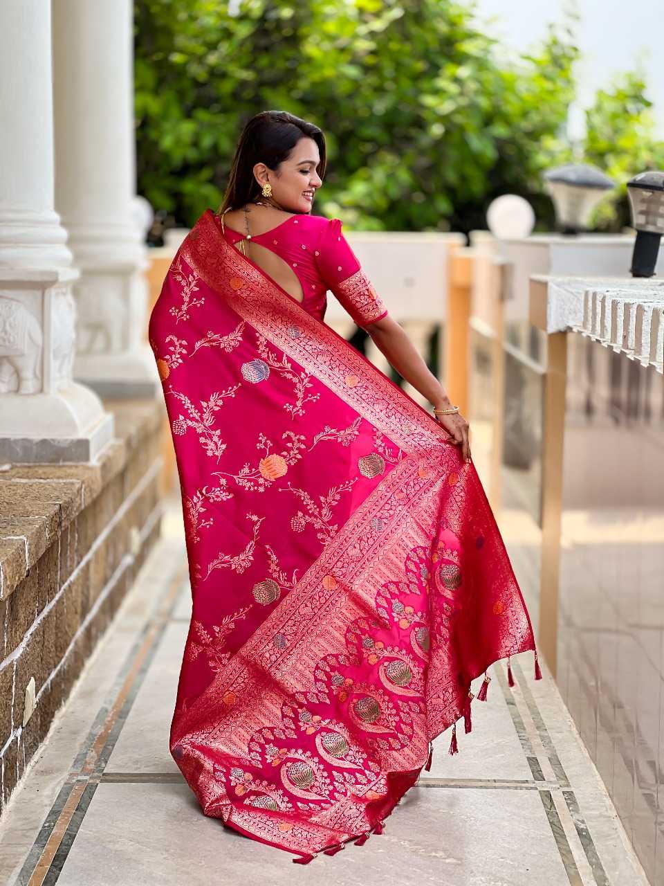 Ynf Banana Silk RIN197 2971 Sarees Wholesale Designer Sarees Bridal Sarees Silk Sarees Manufacturer