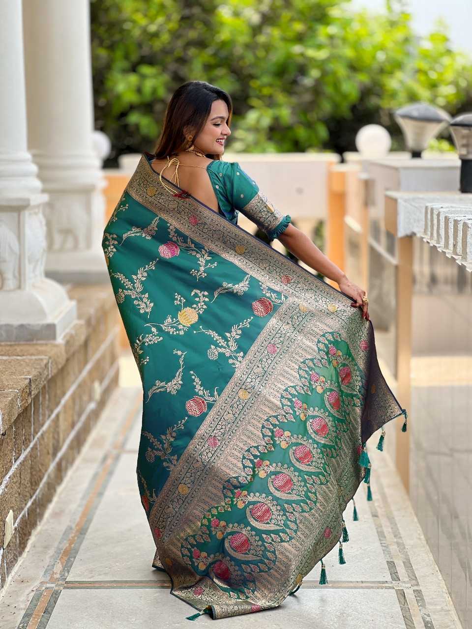 Ynf Banana Silk RIN197 2971 Sarees Wholesale Designer Sarees Bridal Sarees Silk Sarees Manufacturer