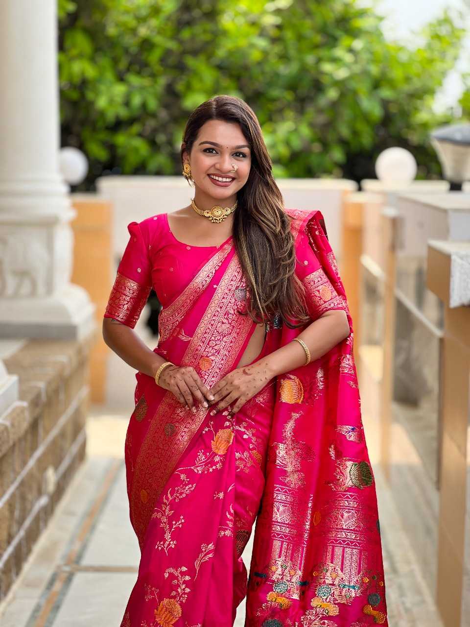 Ynf Banana Silk RIN197 2971 Sarees Wholesale Designer Sarees Bridal Sarees Silk Sarees Manufacturer