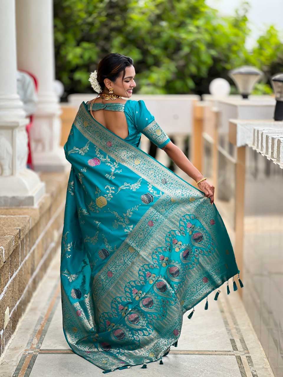 Ynf Banana Silk RIN197 2971 Sarees Wholesale Designer Sarees Bridal Sarees Silk Sarees Manufacturer