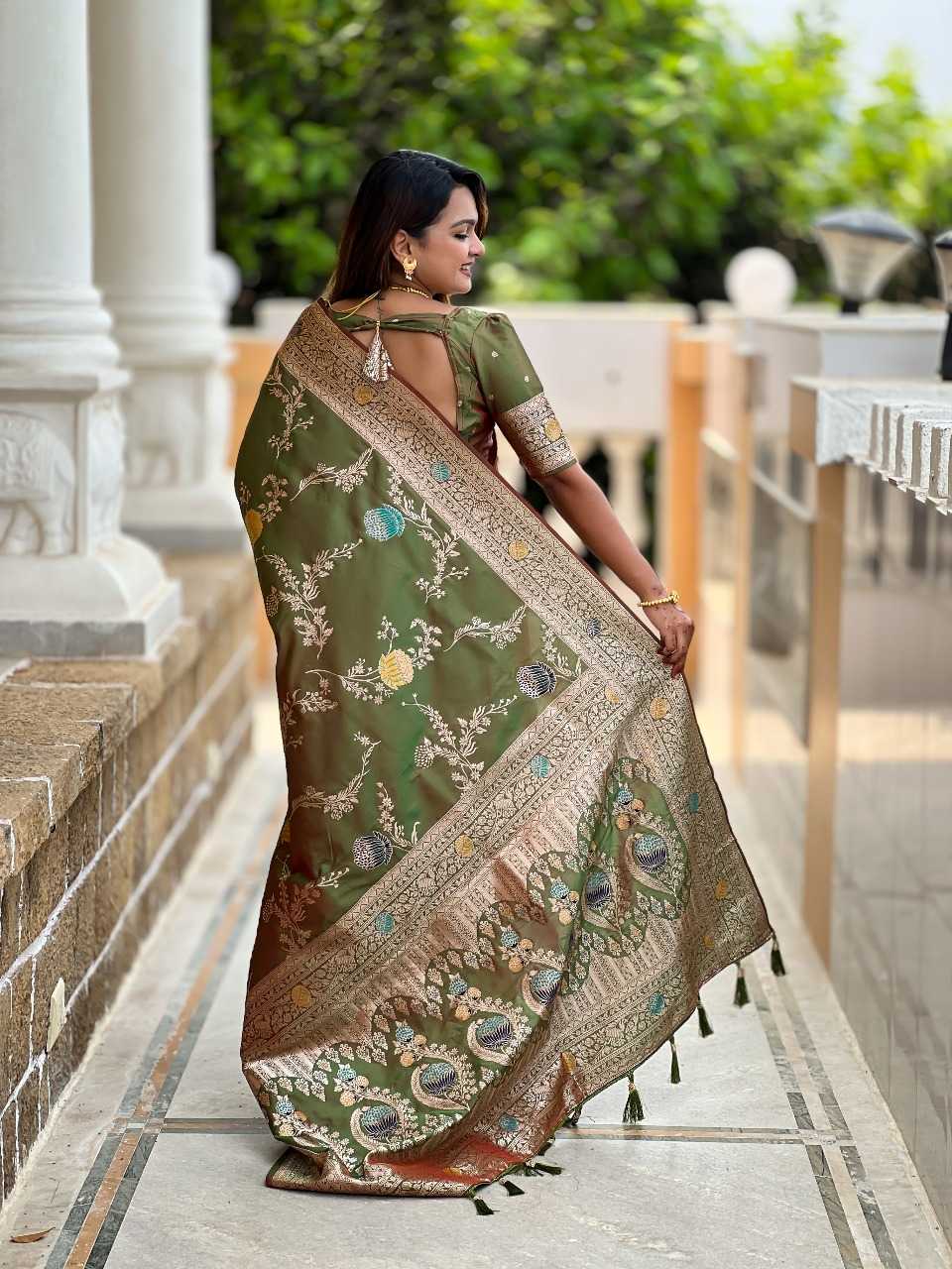 Ynf Banana Silk RIN197 2971 Sarees Wholesale Designer Sarees Bridal Sarees Silk Sarees Manufacturer
