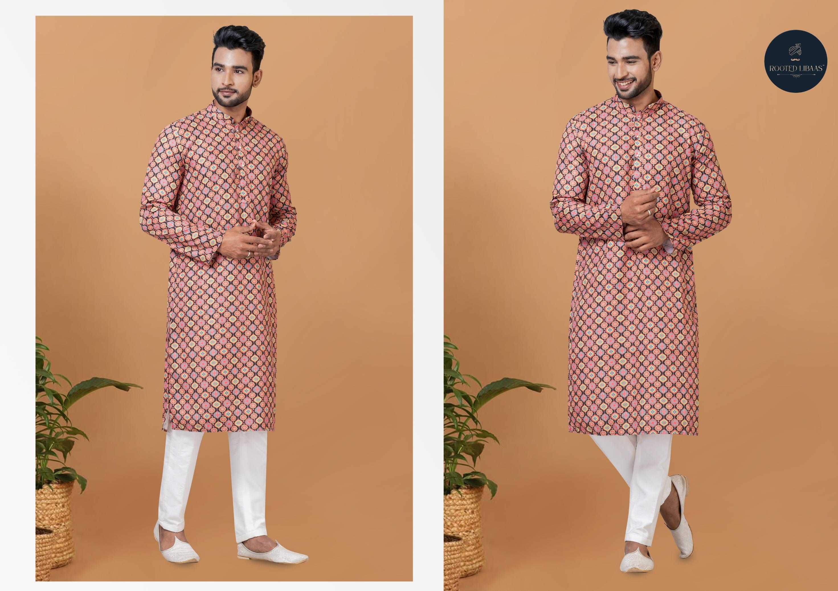 Ynf Banarasi Cotton RIN223 3200B Mens Wear Wholesale Mens Kurtas Mens Kurta Pyjama Men Wedding kurta Manufacturer