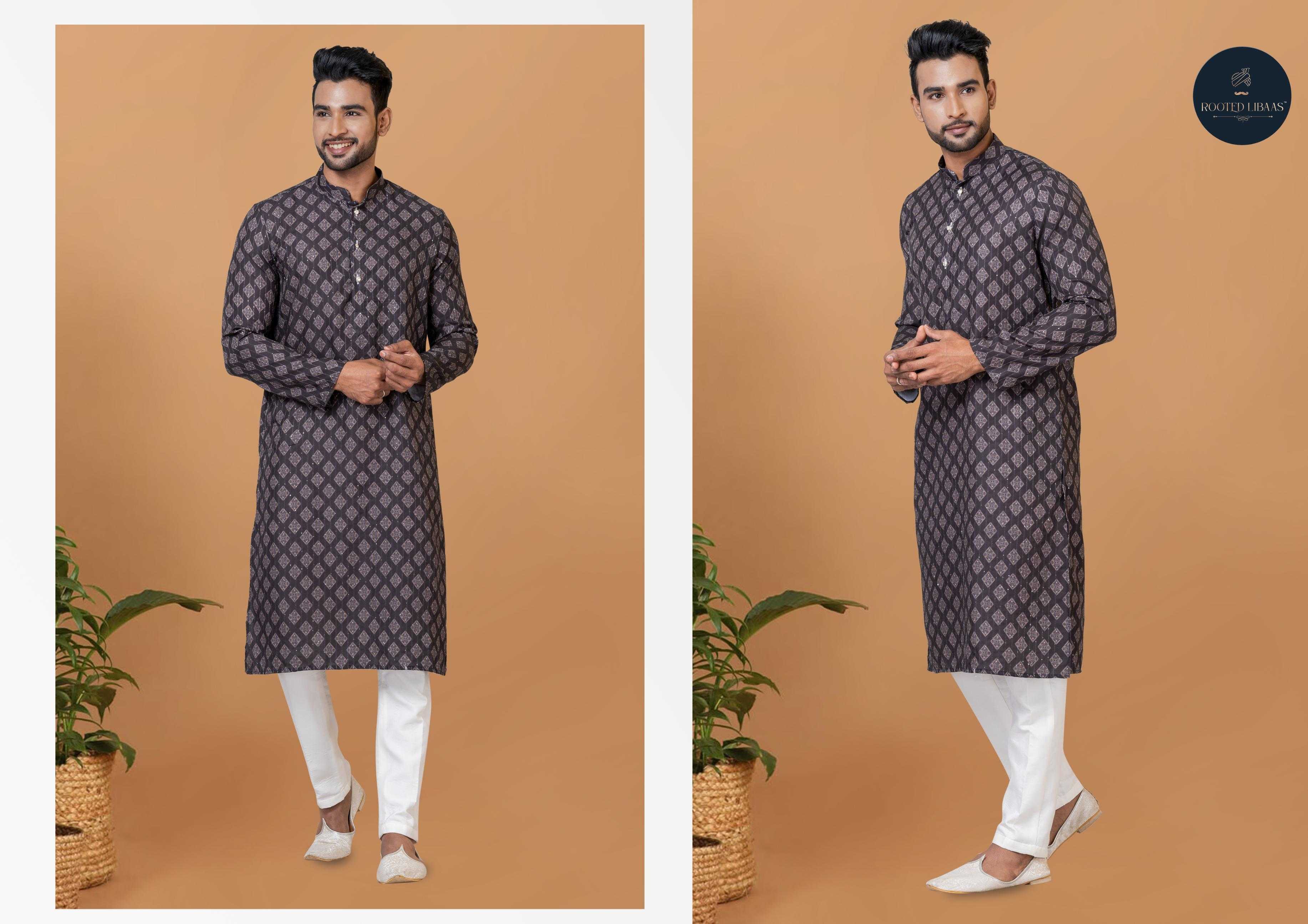 Ynf Banarasi Cotton RIN223 3203C Mens Wear Wholesale Mens Kurtas Mens Kurta Pyjama Men Wedding kurta Manufacturer