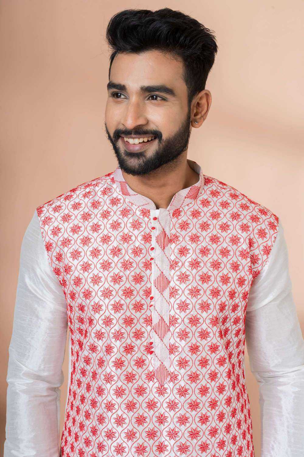 Ynf Banarasi Jacquard RIN223 3323B Mens Wear Wholesale Mens Kurtas Mens Kurta Pyjama Men Wedding kurta Manufacturer