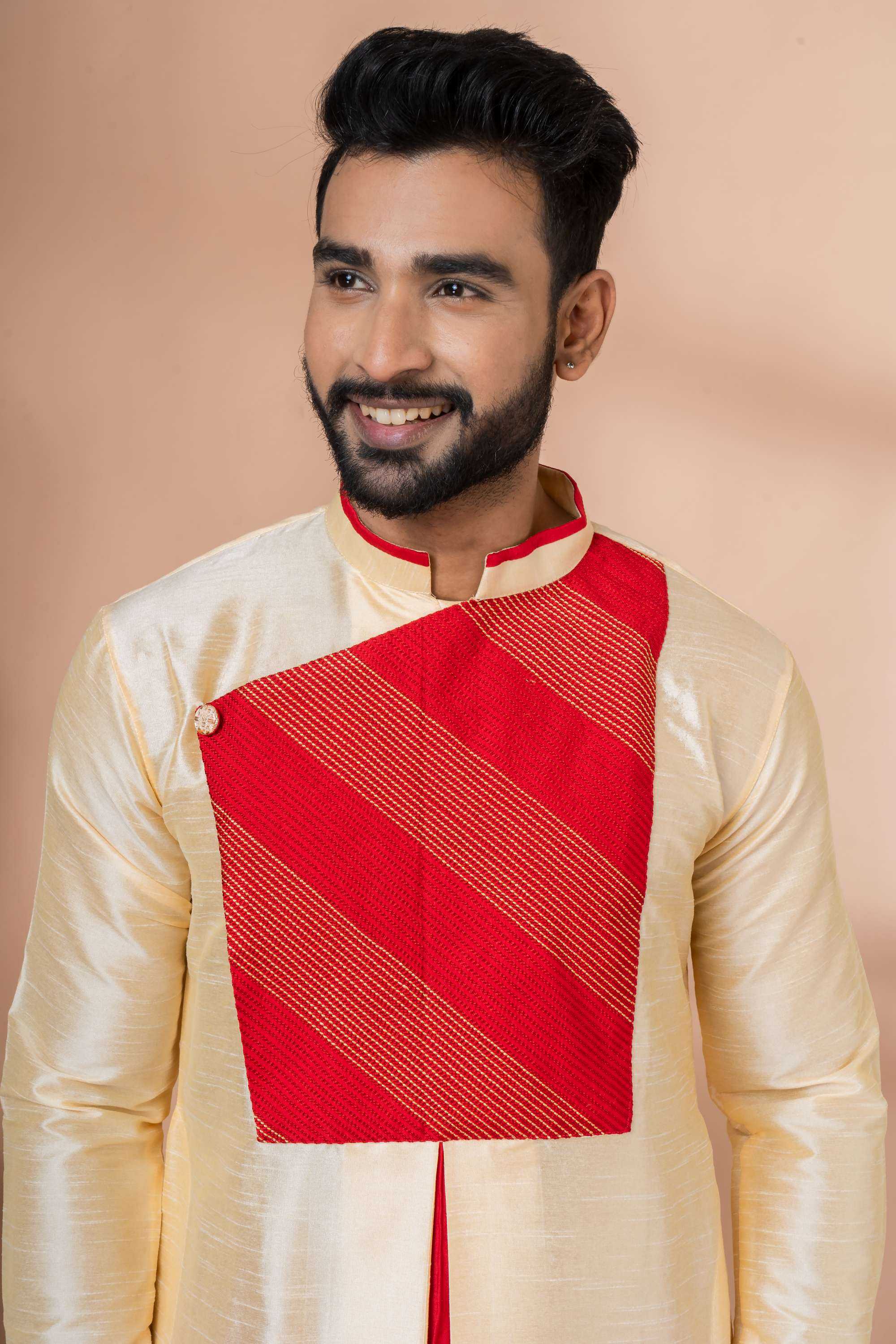 Ynf Banarasi Jacquard RIN223 3331B Mens Wear Wholesale Mens Kurtas Mens Kurta Pyjama Men Wedding kurta Manufacturer