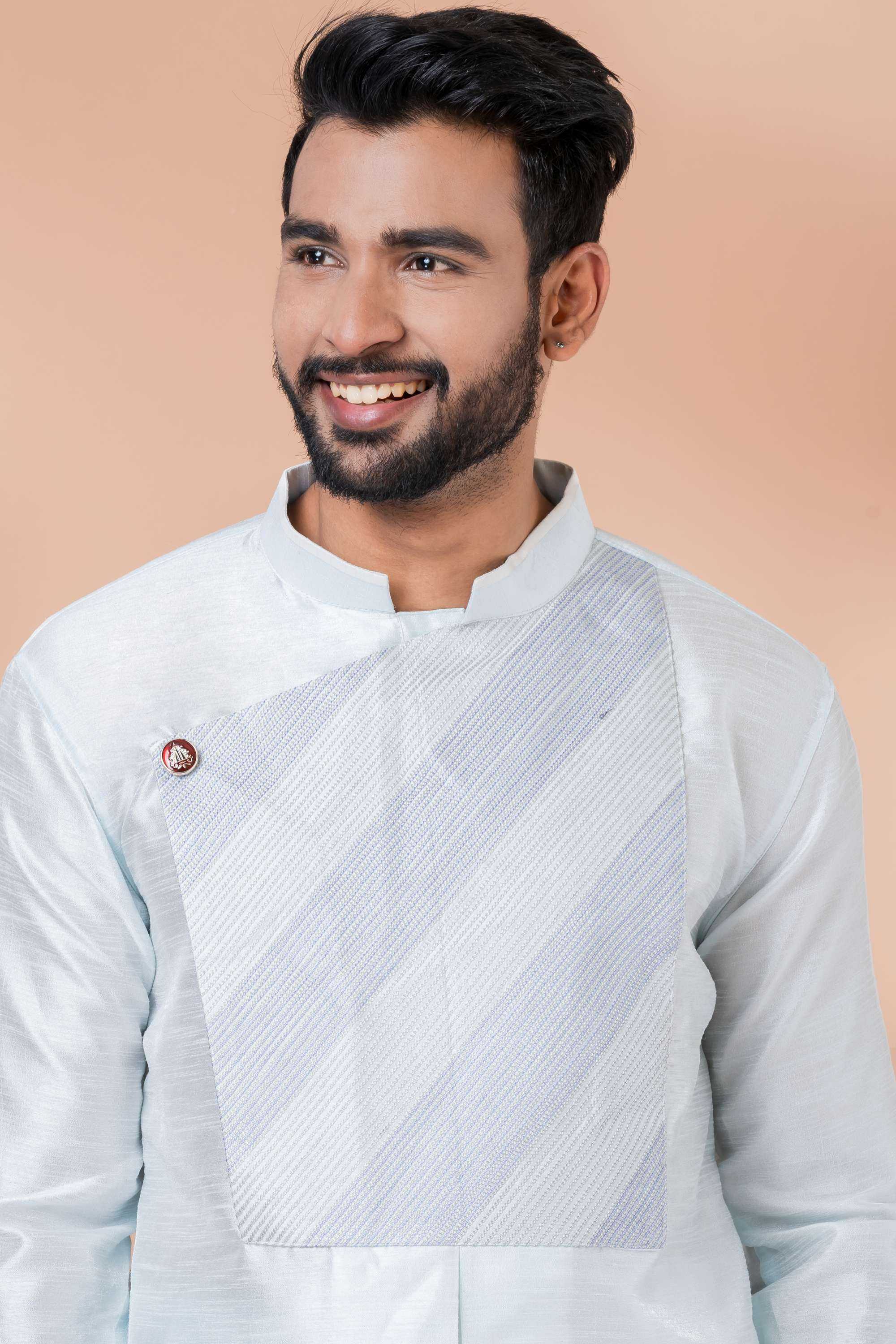 Ynf Banarasi Jacquard RIN223 3374A Mens Wear Wholesale Mens Kurtas Mens Kurta Pyjama Men Wedding kurta Manufacturer