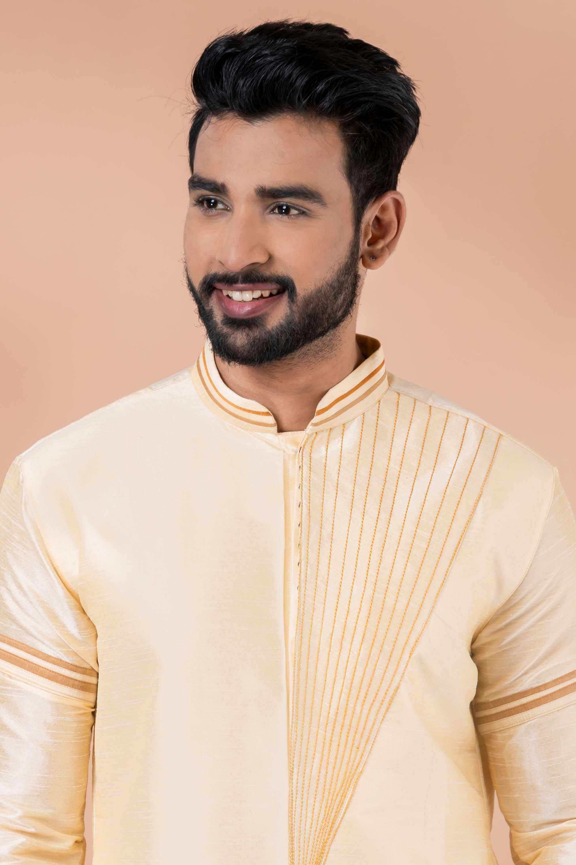 Ynf Banarasi Jacquard RIN223 3376A Mens Wear Wholesale Mens Kurtas Mens Kurta Pyjama Men Wedding kurta Manufacturer