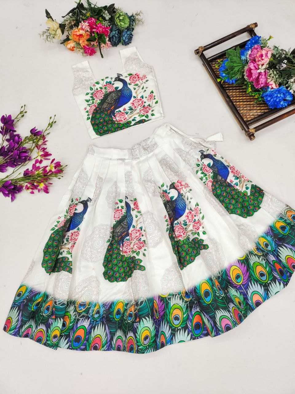 Ynf Banglori Silk KESH505 355 Kids Wear Wholesale Kids Lehenga Kids Ghagra Choli Manufacturer