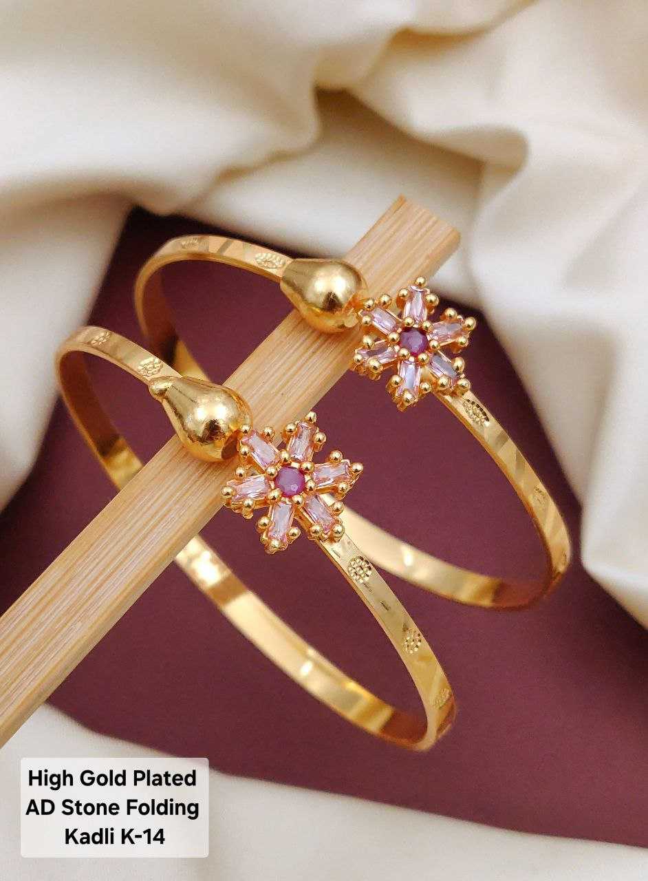 Ynf Brass KESH193 Womens Jewellery Wholesale AD Diamond Bangles Brass Gold Bangles Designer Bangles Manufacturer