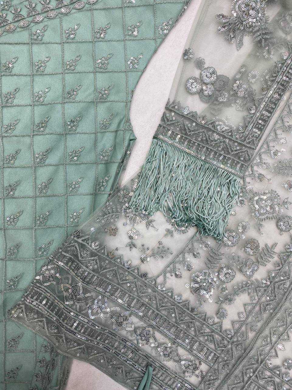 Ynf Butterfly Net RIN141 1943 Suits & Dresses Wholesale Party wear suits Net Suit Designer Suits Manufacturer