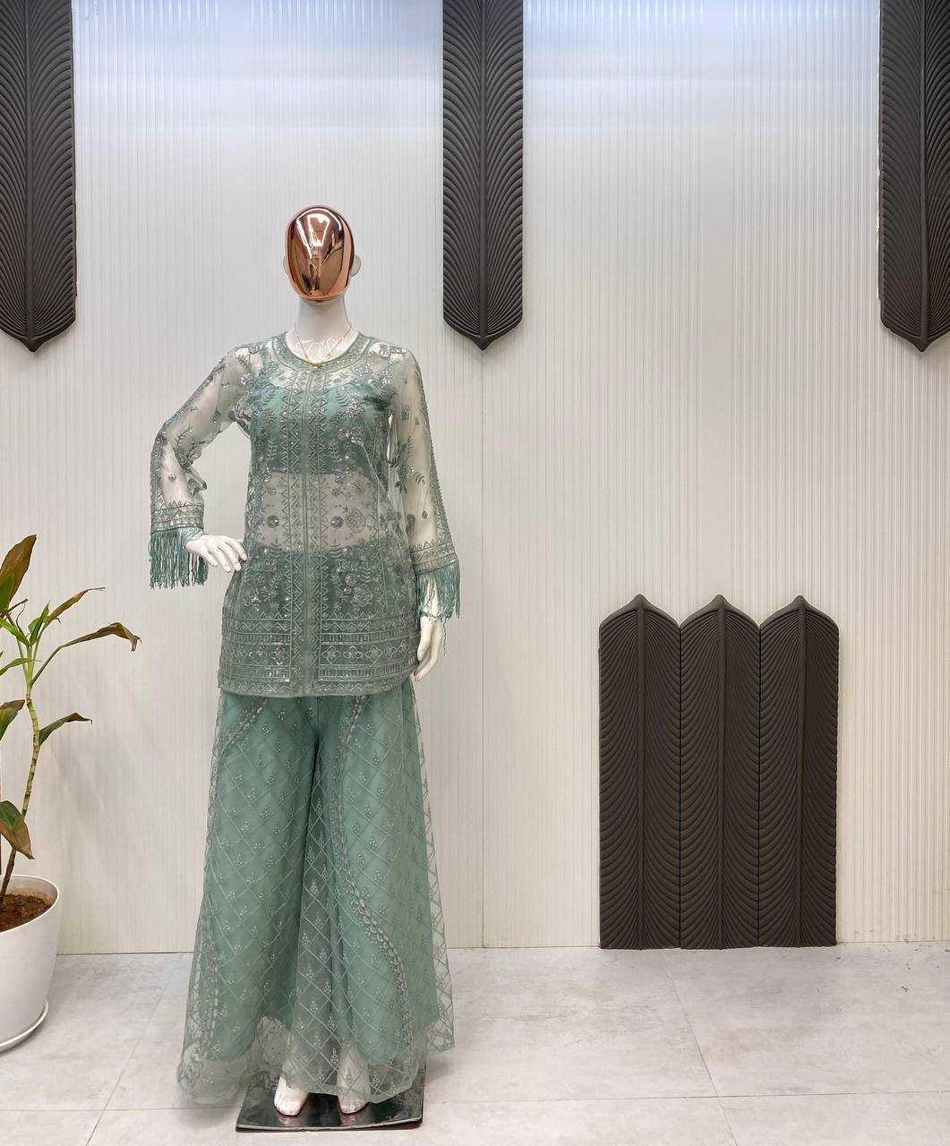 Ynf Butterfly Net RIN141 1943 Suits & Dresses Wholesale Party wear suits Net Suit Designer Suits Manufacturer