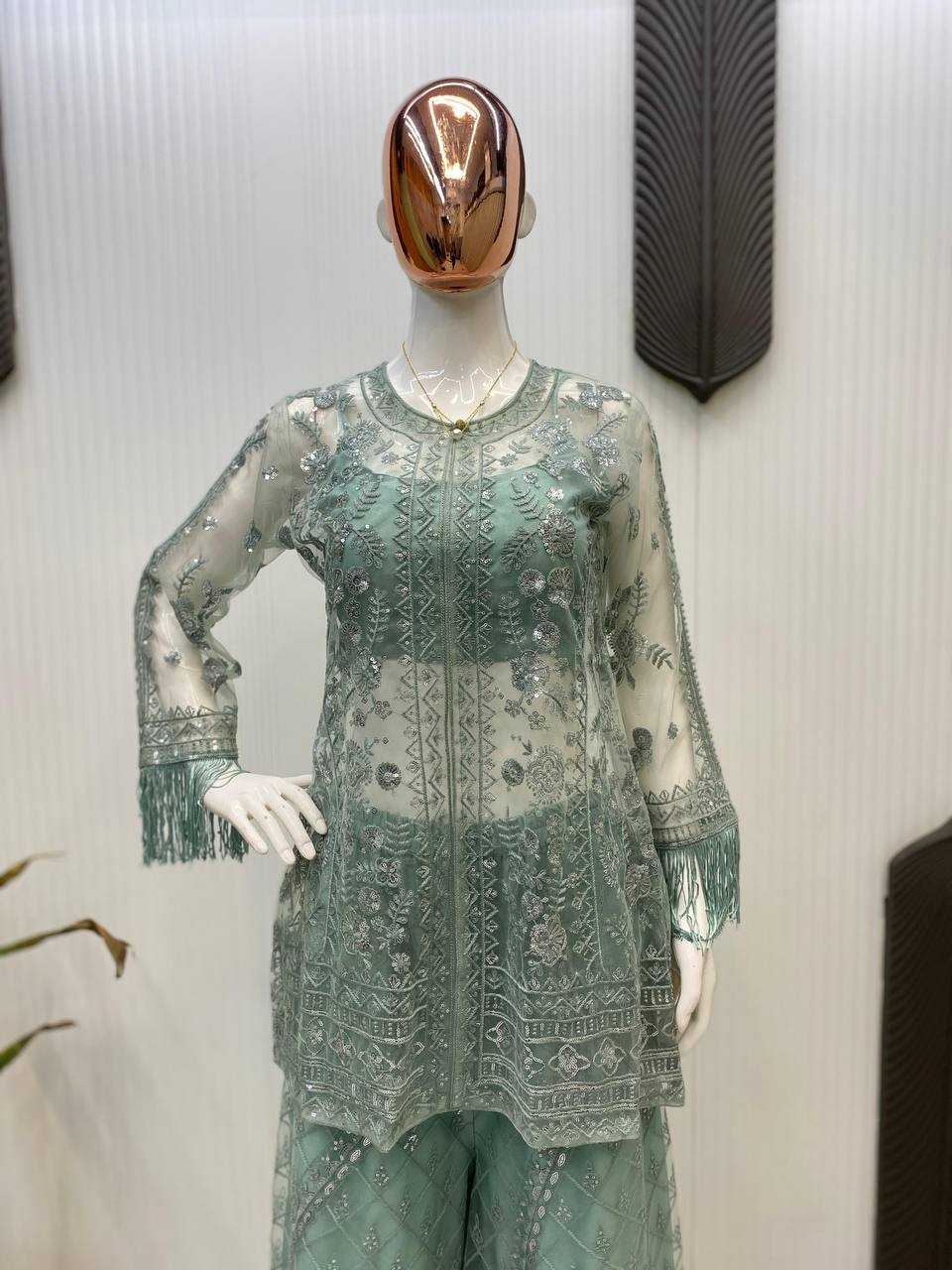Ynf Butterfly Net RIN141 1943 Suits & Dresses Wholesale Party wear suits Net Suit Designer Suits Manufacturer