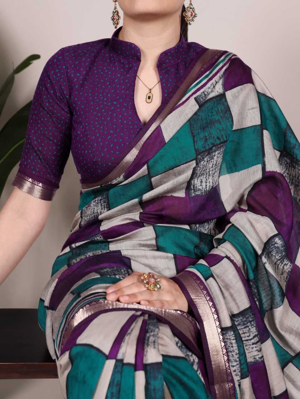 Ynf Chanderi Silk KESH134 7045 Sarees Wholesale Fancy Sarees Printed Sarees Chanderi Sarees Manufacturer