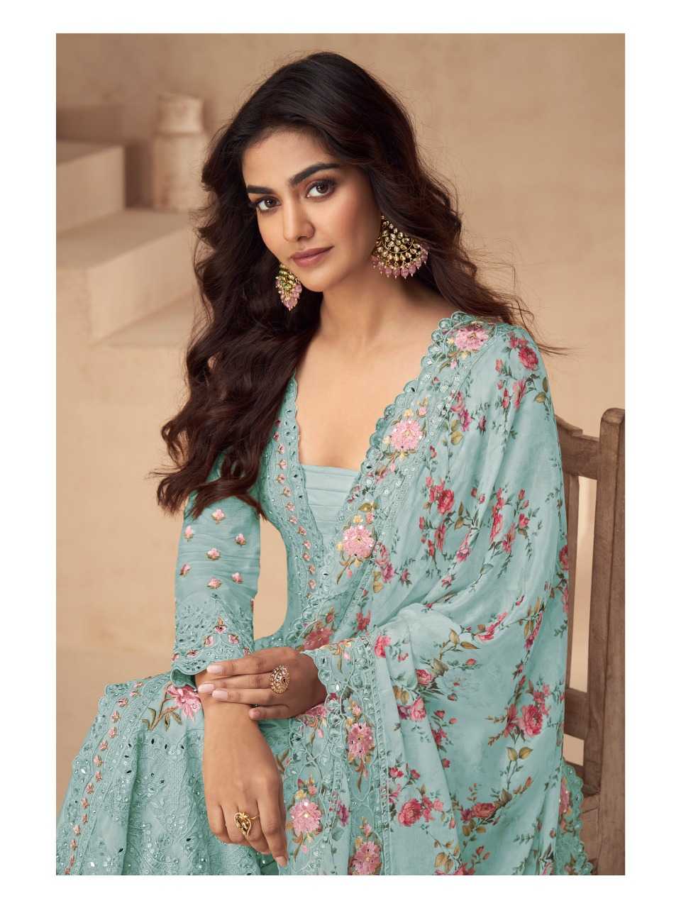 Ynf Chinon RIN197 4731 Suits & Dresses Wholesale Embroidery Suits Bridal Suits Designer Suits Manufacturer