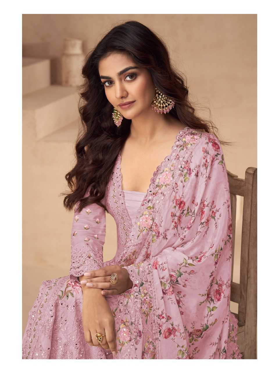 Ynf Chinon RIN197 4731 Suits & Dresses Wholesale Embroidery Suits Bridal Suits Designer Suits Manufacturer