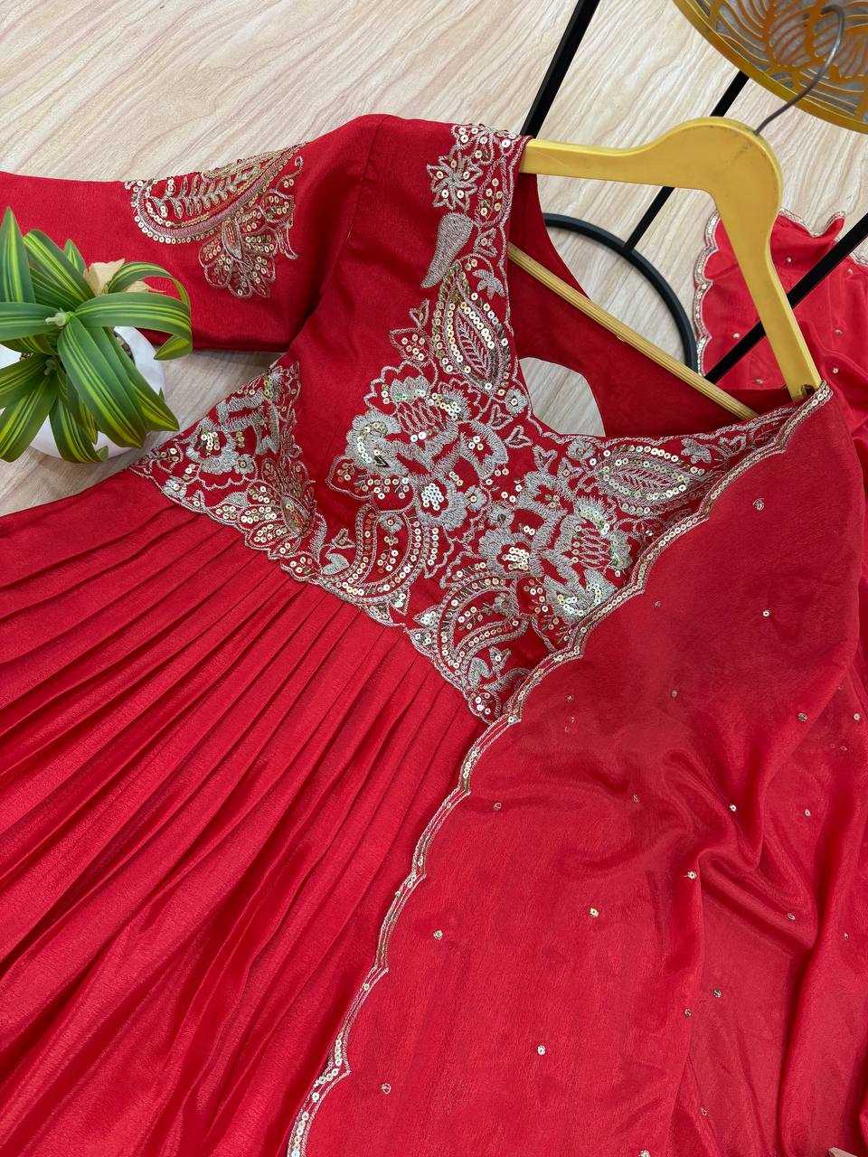 Ynf Chinon RIN215 1109 Gowns Bollywood Collections Wholesale Wedding Gown Designer Gowns Nushrratt Bharuccha Collections Manufacturer