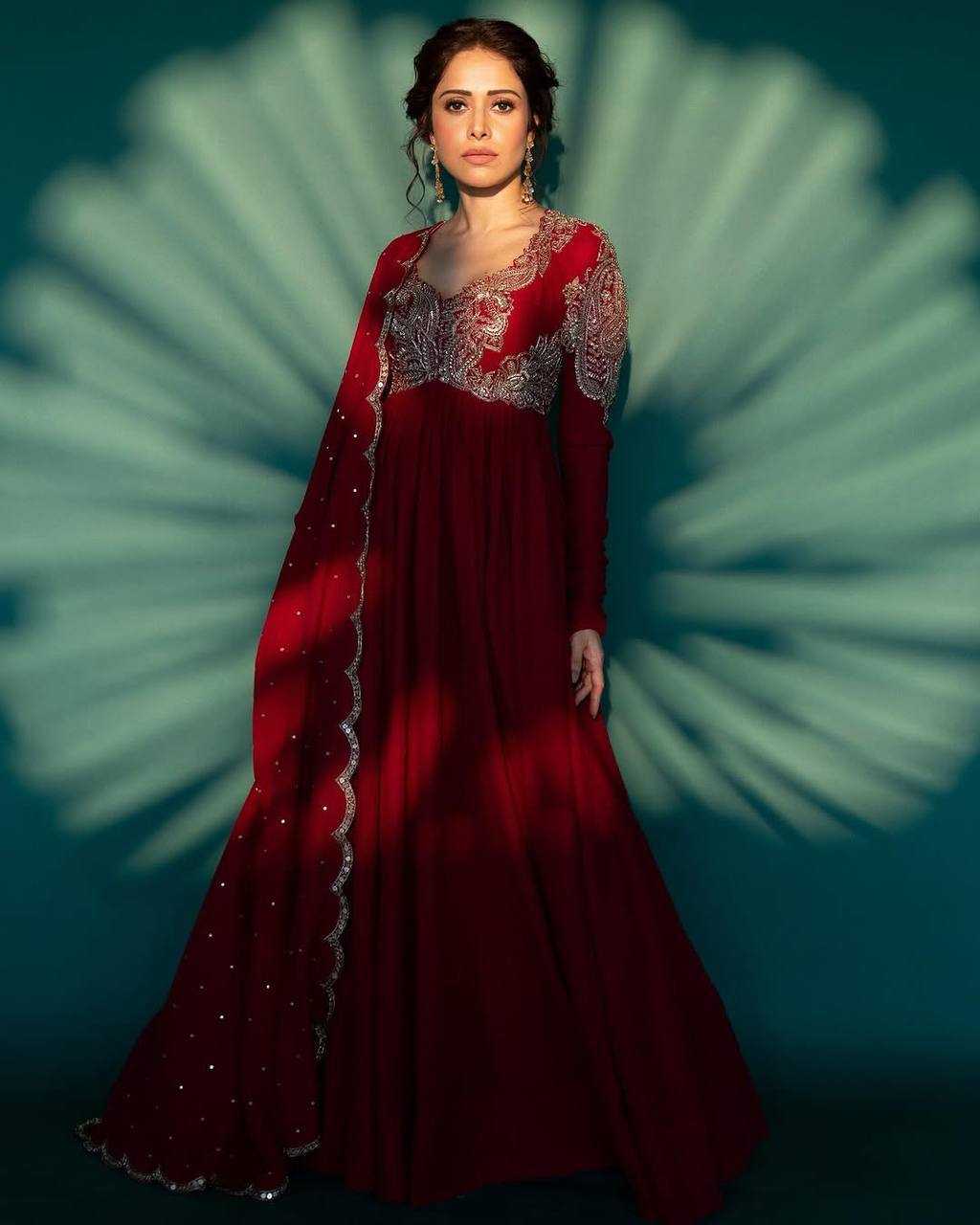 Ynf Chinon RIN215 1109 Gowns Bollywood Collections Wholesale Wedding Gown Designer Gowns Nushrratt Bharuccha Collections Manufacturer