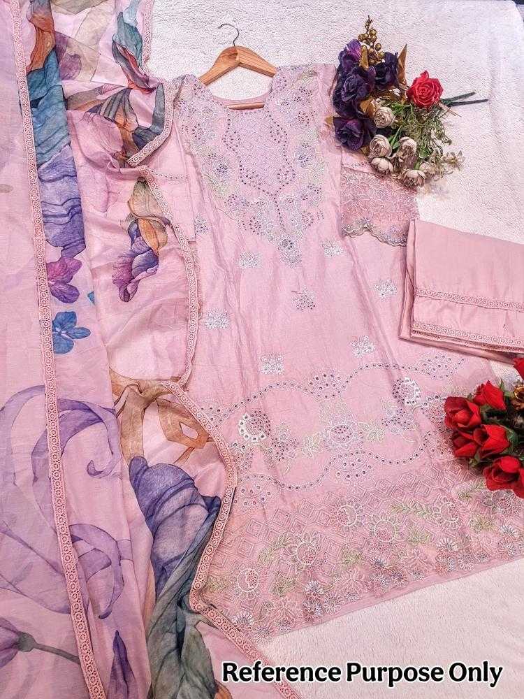 Ynf Cotton Cambric KESH444 MEHMOOD TEX-70 Suits & Dresses Wedding Collections Festive Collections Wholesale Embroidery Suits Cotton Suits Pink Salwar Suit Manufacturer