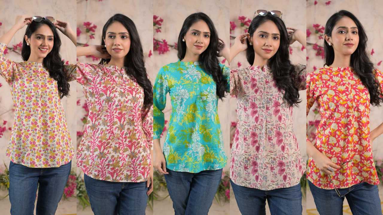 Ynf Cotton Cambric RIN190 201 Setwise Collections Wholesale Kurtis Catalogs Manufacturer