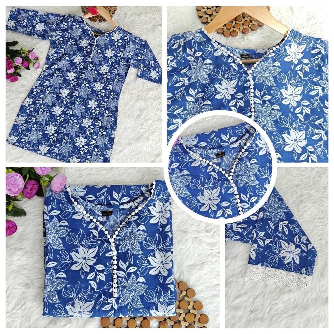 Ynf Cotton RIN207 137 Kurti Wholesale Short Kurtis Manufacturer