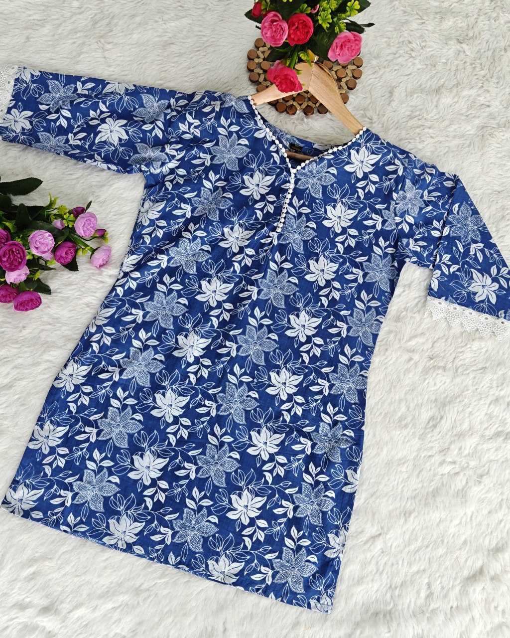 Ynf Cotton RIN207 137 Kurti Wholesale Short Kurtis Manufacturer
