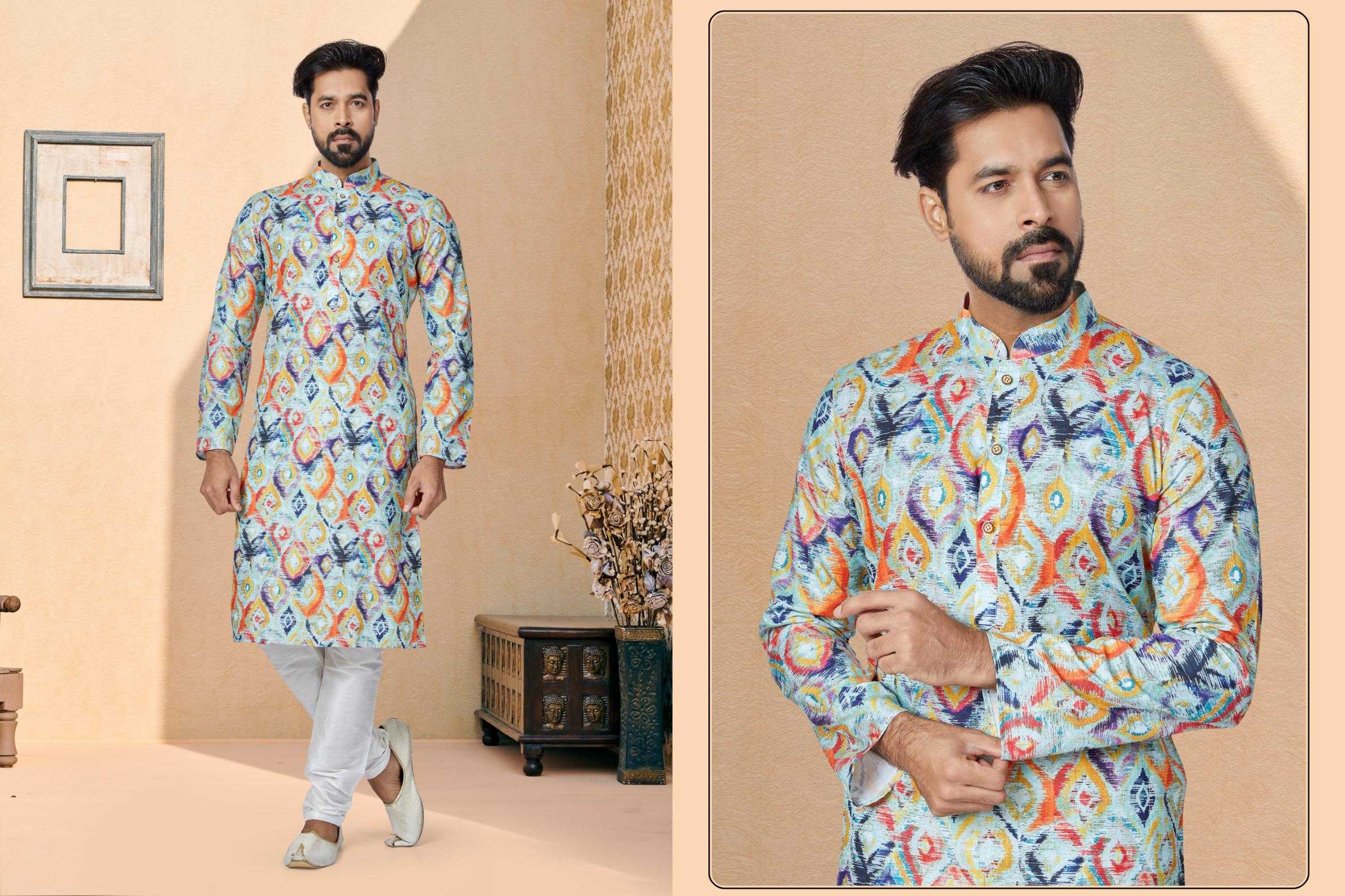 Ynf Cotton RIN223 3112C Mens Wear Wholesale Mens Kurtas Mens Kurta Pyjama Men Wedding kurta Manufacturer