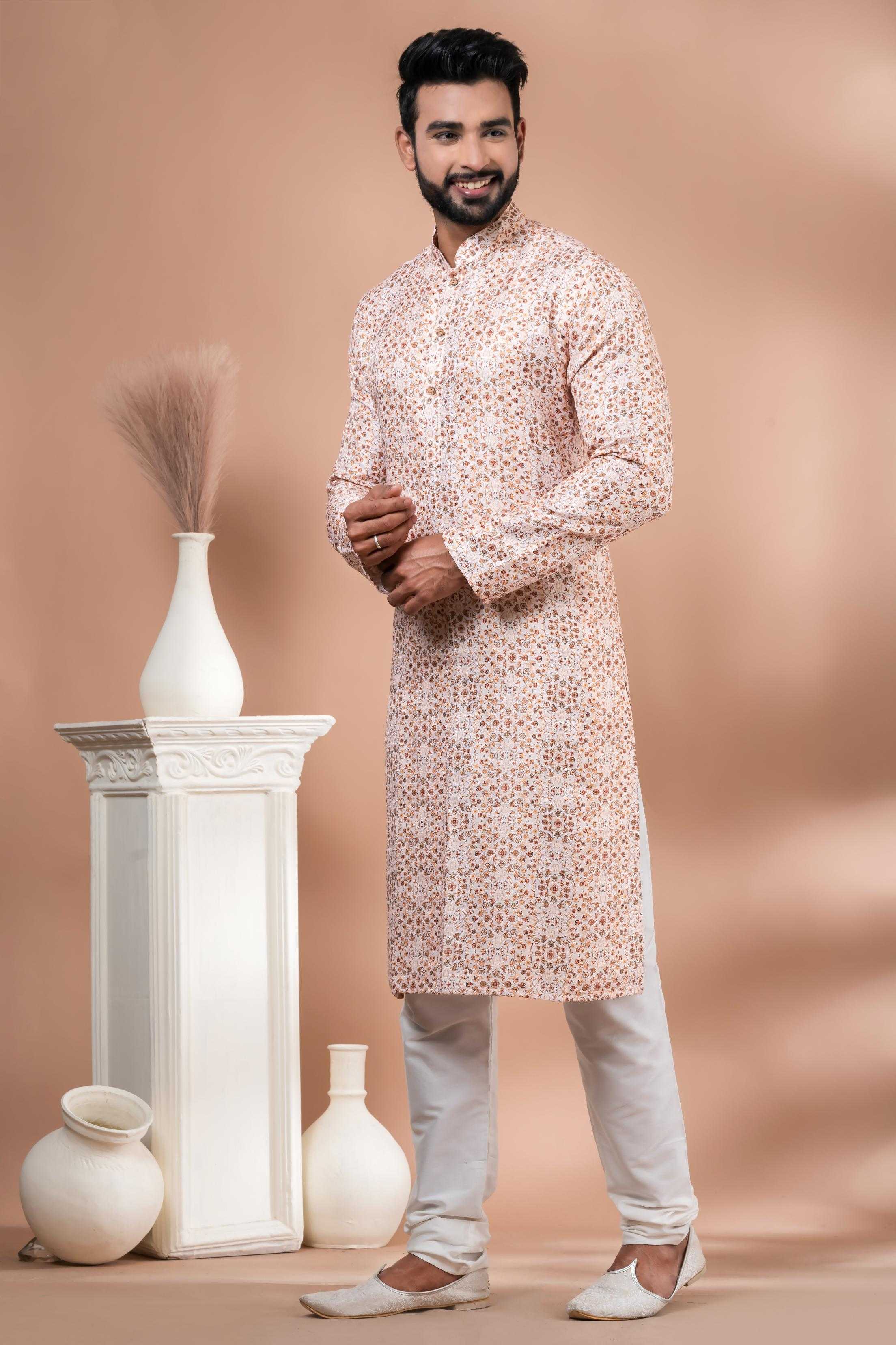 Ynf Cotton RIN223 3402C Mens Wear Wholesale Mens Kurtas Mens Kurta Pyjama Men Wedding kurta Manufacturer
