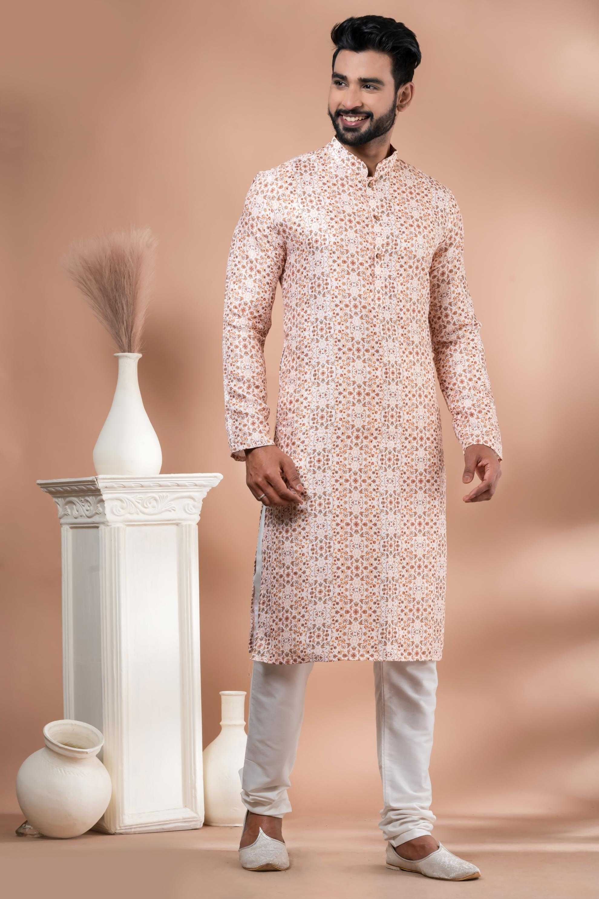 Ynf Cotton RIN223 3402C Mens Wear Wholesale Mens Kurtas Mens Kurta Pyjama Men Wedding kurta Manufacturer