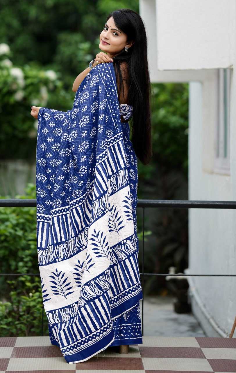 Ynf Cotton RIN229 93 Sarees Wholesale Printed Cotton Saree Cotton Sarees Mulmul Cotton Sarees Manufacturer