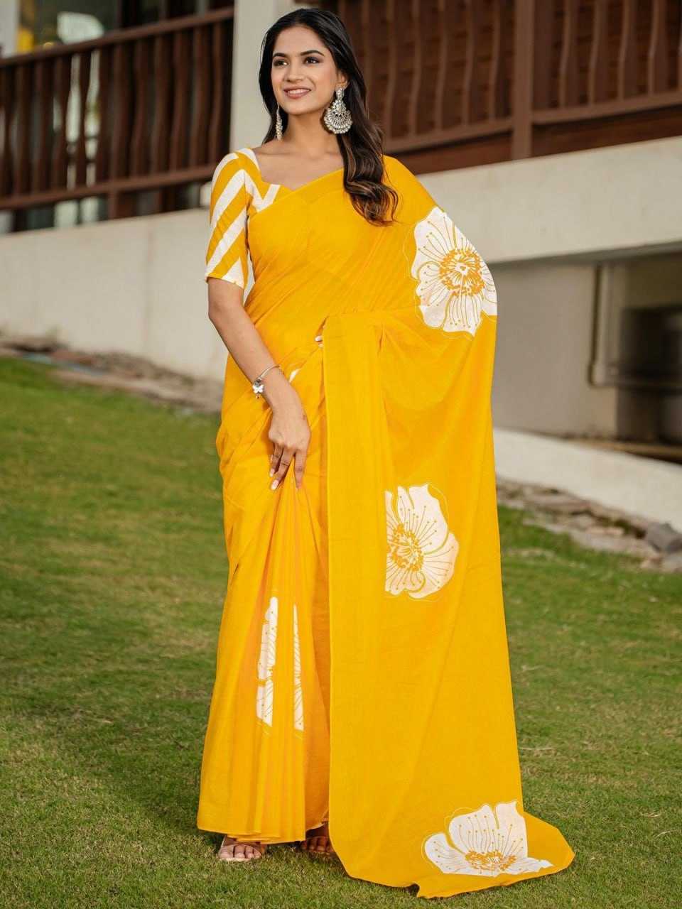 Ynf Cotton RIN229 94 Sarees Wholesale Printed Cotton Saree Cotton Sarees Mulmul Cotton Sarees Manufacturer