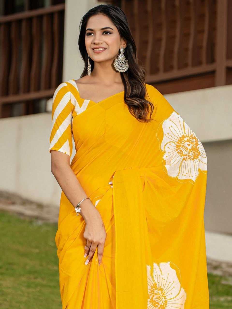 Ynf Cotton RIN229 94 Sarees Wholesale Printed Cotton Saree Cotton Sarees Mulmul Cotton Sarees Manufacturer