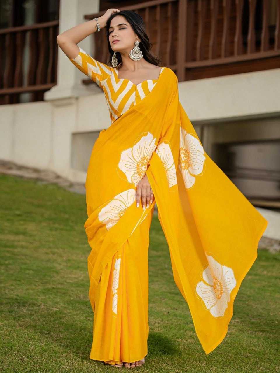 Ynf Cotton RIN229 94 Sarees Wholesale Printed Cotton Saree Cotton Sarees Mulmul Cotton Sarees Manufacturer
