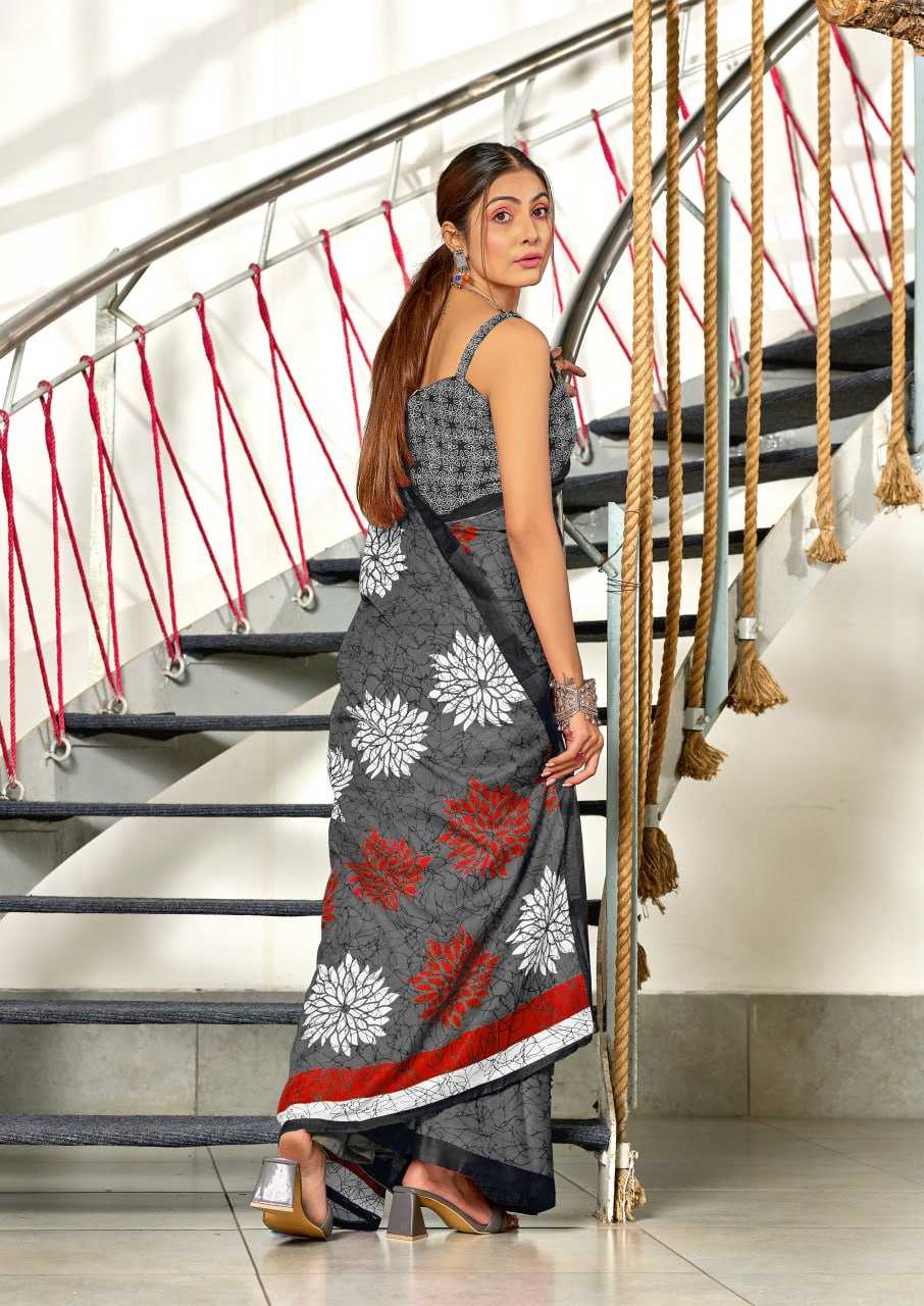 Ynf Cotton RIN229 SRIVIDYA Sarees Wholesale Printed Cotton Saree Cotton Sarees Mulmul Cotton Sarees Manufacturer