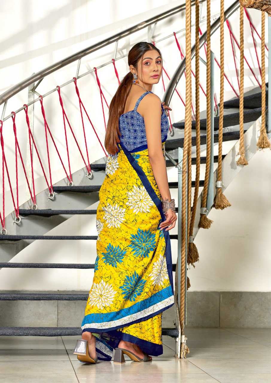 Ynf Cotton RIN229 SRIVIDYA Sarees Wholesale Printed Cotton Saree Cotton Sarees Mulmul Cotton Sarees Manufacturer