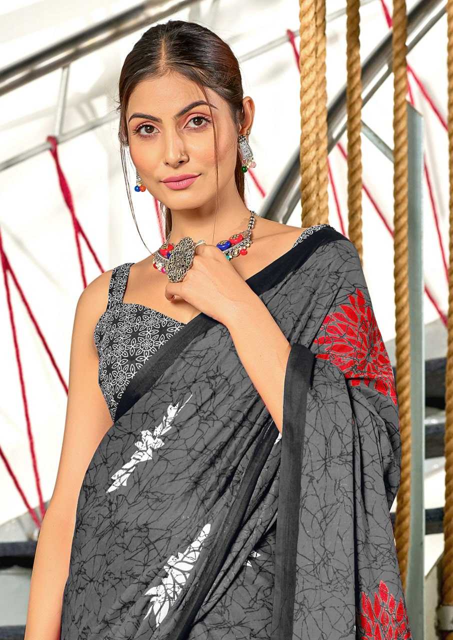 Ynf Cotton RIN229 SRIVIDYA Sarees Wholesale Printed Cotton Saree Cotton Sarees Mulmul Cotton Sarees Manufacturer