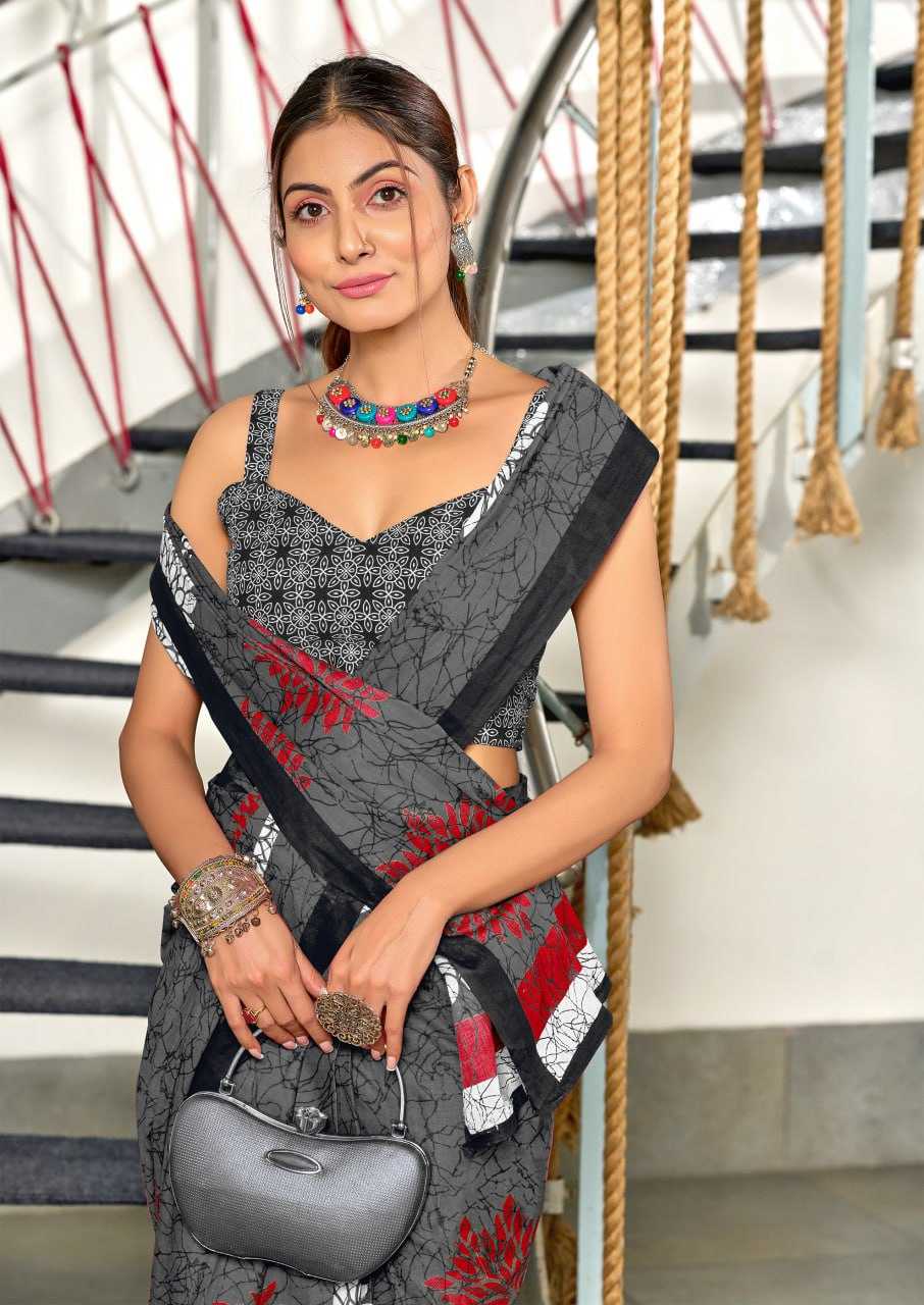 Ynf Cotton RIN229 SRIVIDYA Sarees Wholesale Printed Cotton Saree Cotton Sarees Mulmul Cotton Sarees Manufacturer