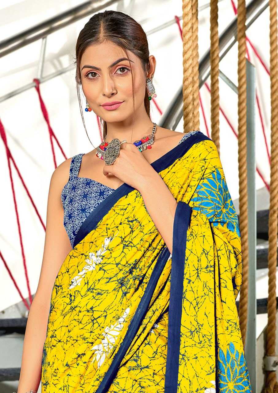 Ynf Cotton RIN229 SRIVIDYA Sarees Wholesale Printed Cotton Saree Cotton Sarees Mulmul Cotton Sarees Manufacturer