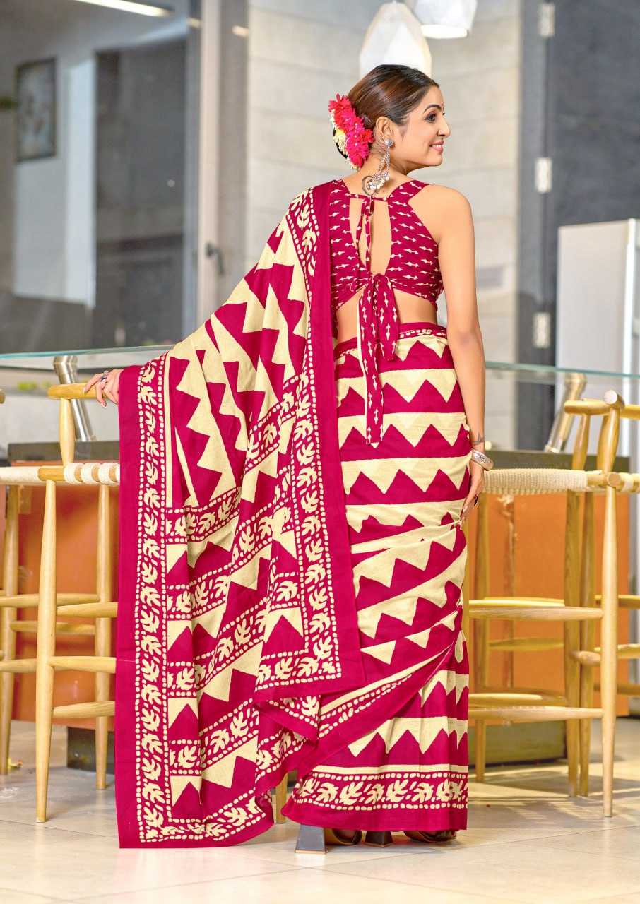 Ynf Cotton RIN229 VIHAANA Sarees Wholesale Printed Cotton Saree Cotton Sarees Mulmul Cotton Sarees Manufacturer