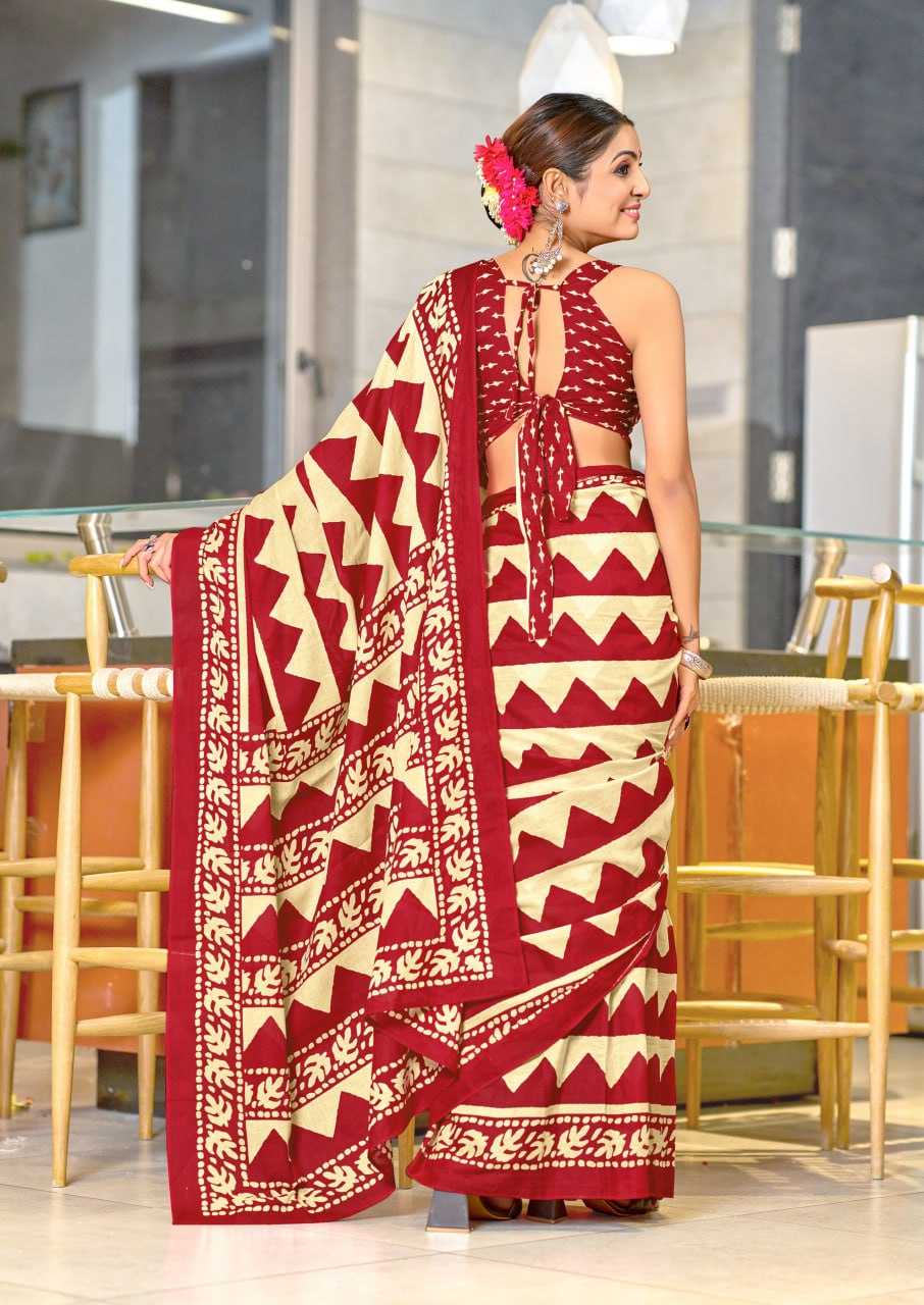 Ynf Cotton RIN229 VIHAANA Sarees Wholesale Printed Cotton Saree Cotton Sarees Mulmul Cotton Sarees Manufacturer