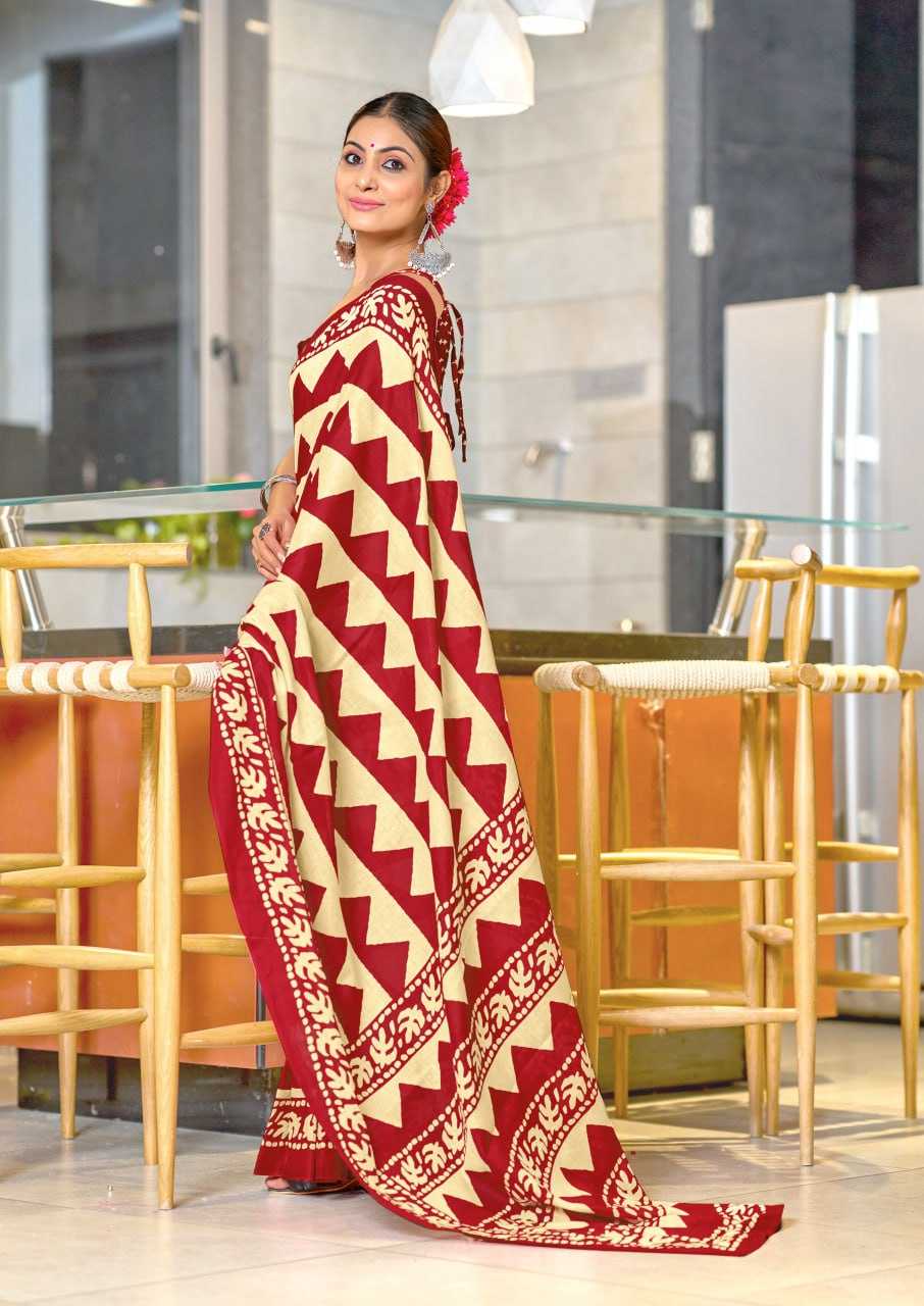 Ynf Cotton RIN229 VIHAANA Sarees Wholesale Printed Cotton Saree Cotton Sarees Mulmul Cotton Sarees Manufacturer