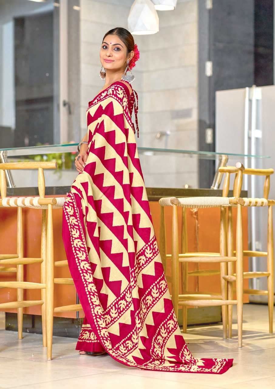 Ynf Cotton RIN229 VIHAANA Sarees Wholesale Printed Cotton Saree Cotton Sarees Mulmul Cotton Sarees Manufacturer